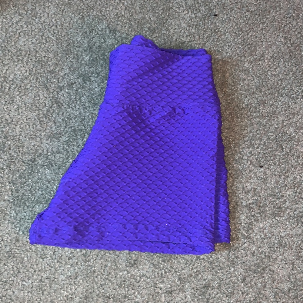 Bootybybrabants croco skin booty shorts - royal